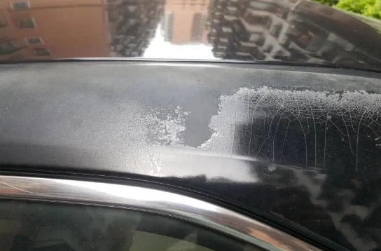 Severe oxidation of car paint