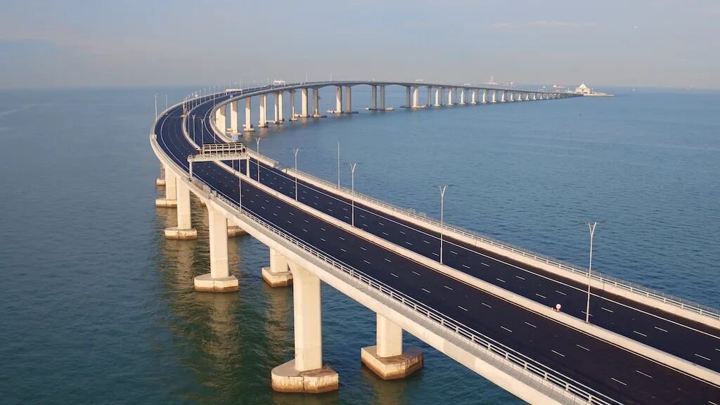 Cross-sea bridge